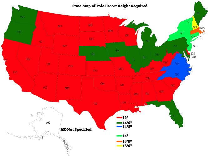 pole escort height map