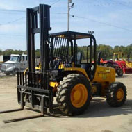 wheeled forklift